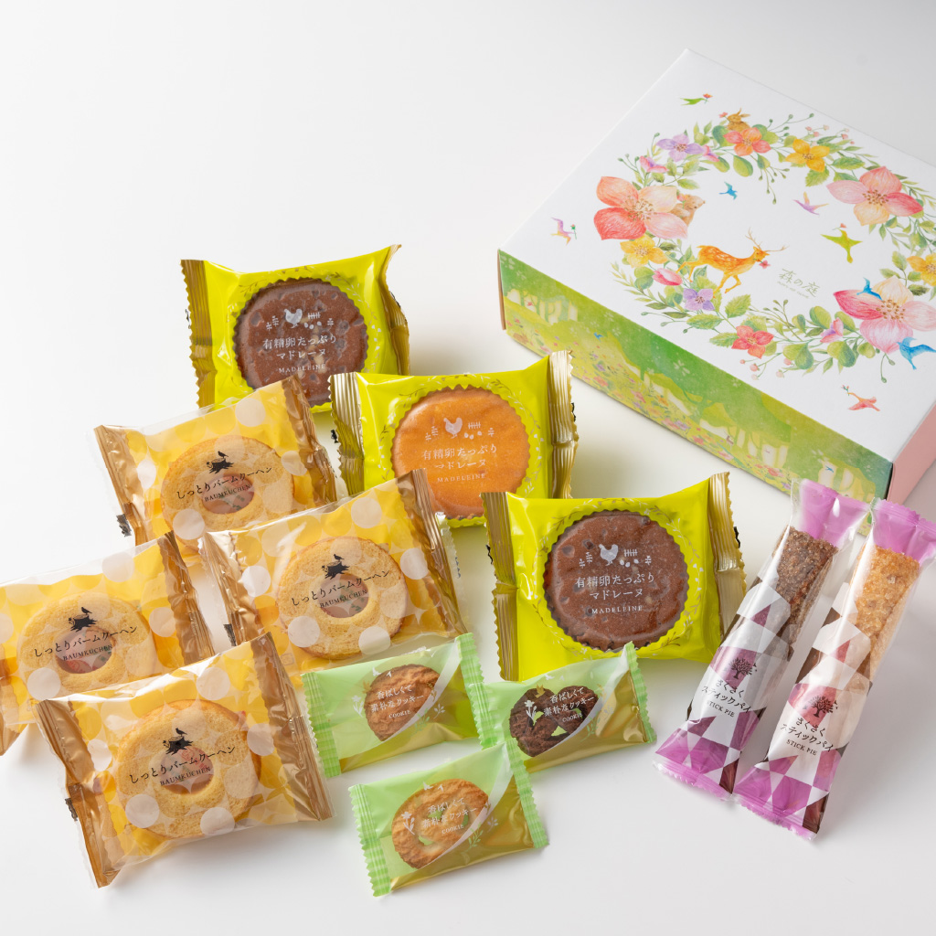森の庭 / 森の焼き菓子 フラワーリース 12個